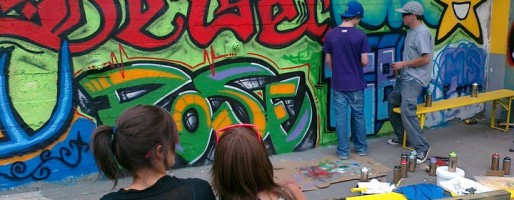 Graffiti-Workshop am 13. und 14. August 2011